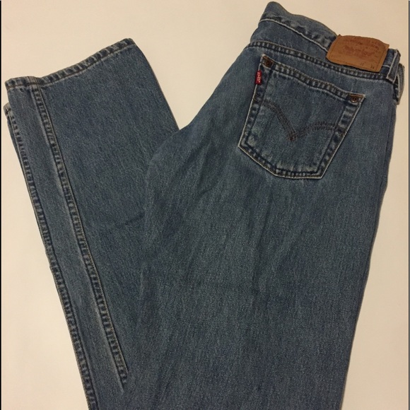 VTG Levi Strauss 502 Deniem Jeans (M) 31W 34 L EUC - Picture 2 of 8